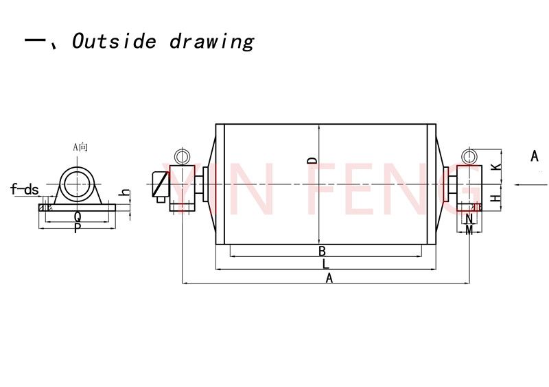 YZ Type Oil-cooled/Oil-steeped Motorized Pulleys(Motorized Drum)