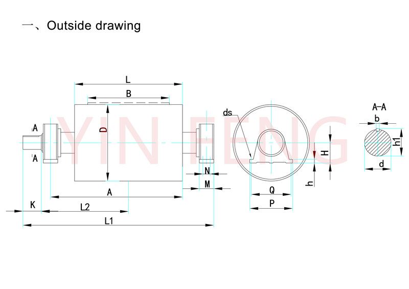 Driving Drum (Head Pulley/Transmission Drum)