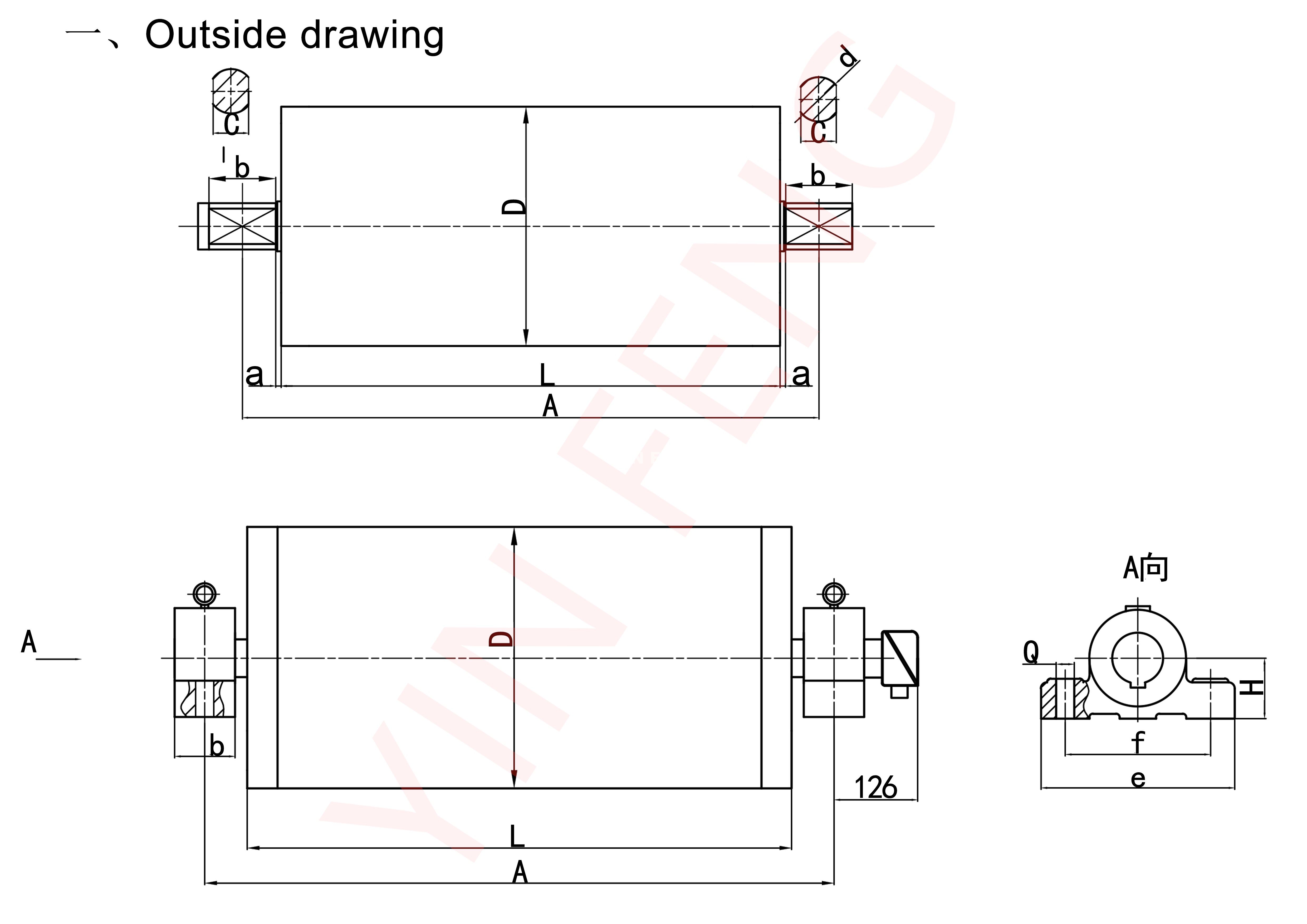 YD Type Oil-steeped Motorized Pulleys(Motorized Drum)